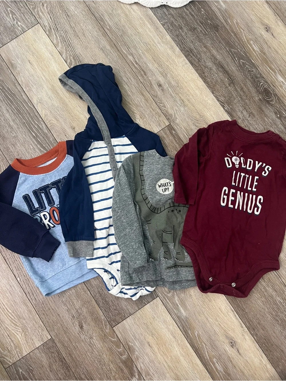 Bundle baby boy, long sleeve bodysuit tee